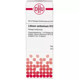 LITHIUM CARBONICUM D 12 fortynding, 20 ml