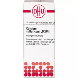 CALCIUM SULFURICUM LM XVIII Fortynding, 10 ml