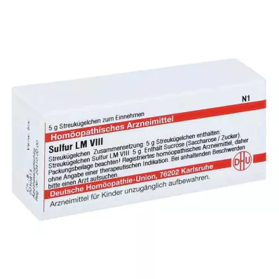 SULFUR LM VIII Globuli, 5 g