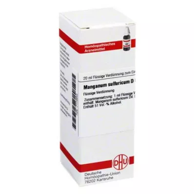 DHU Manganum sulfuricum D 6 Fortynding, 20 ml