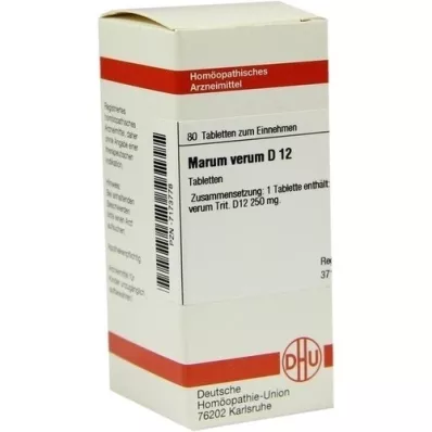 MARUM VERUM D 12 tabletter, 80 kapsler