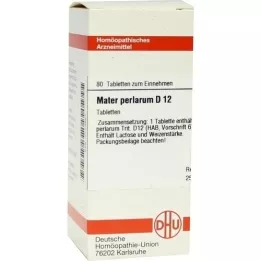 MATER PERLARUM D 12 tabletter, 80 kapsler