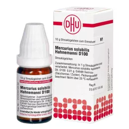 MERCURIUS SOLUBILIS Hahnemanni D 100 kugler, 10 g
