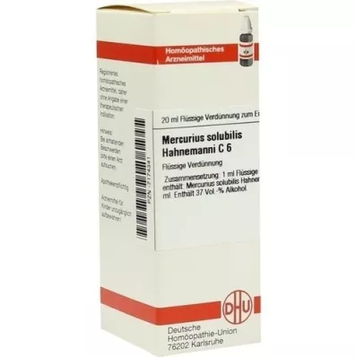 MERCURIUS SOLUBILIS Hahnemanni C 6 Fortynding, 20 ml