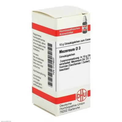 DHU Mezereum D 3 kugler, 10 g