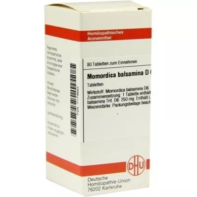MOMORDICA BALSAMINA D 6 tabletter, 80 kapsler