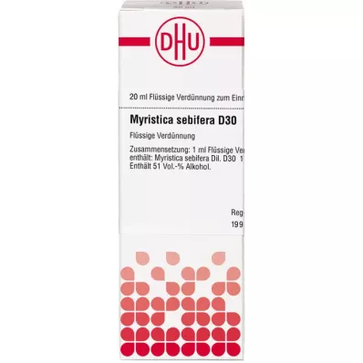 MYRISTICA SEBIFERA D 30 fortynding, 20 ml