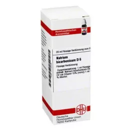 NATRIUM BICARBONICUM D 6 fortynding, 20 ml