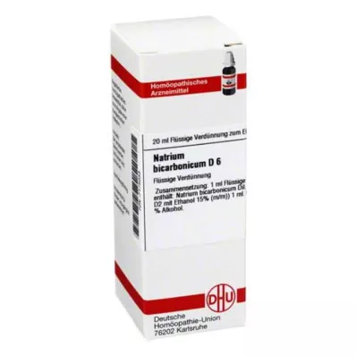 DHU Natrum bicarbonicum D 6 fortynding, 20 ml