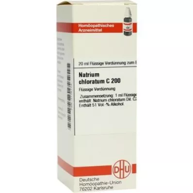 Sodium Chloratum C200 Fortynding (20 ml)