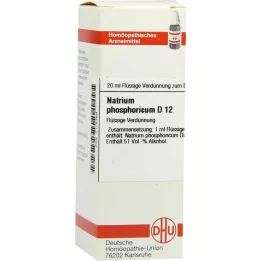 NATRIUM PHOSPHORICUM D 12 fortynding, 20 ml