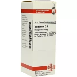 NICOTINUM D 6 fortynding, 20 ml