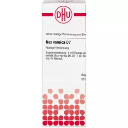 NUX VOMICA D 7 fortynding, 20 ml