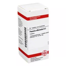 PAEONIA OFFICINALIS D 2 tabletter, 80 kapsler