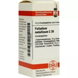 PALLADIUM METALLICUM C 30 kugler, 10 g