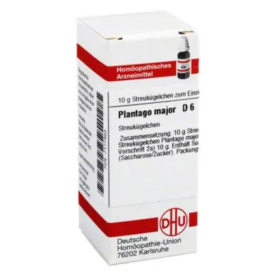 PLANTAGO MAJOR D 6 kugler, 10 g
