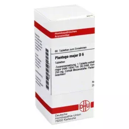 PLANTAGO MAJOR D 6 tabletter, 80 kapsler