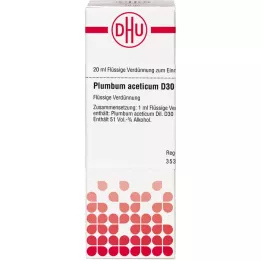 PLUMBUM ACETICUM D 30 fortynding, 20 ml