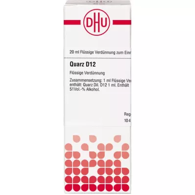 QUARZ D 12 fortynding, 20 ml