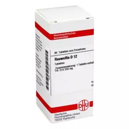 RAUWOLFIA D 12 tabletter, 80 kapsler