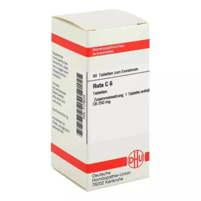 RUTA C 6 tabletter, 80 kapsler