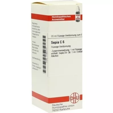SEPIA C 6 fortynding, 20 ml