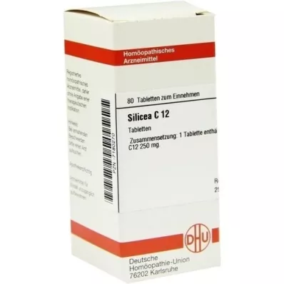 SILICEA C 12 tabletter, 80 stk