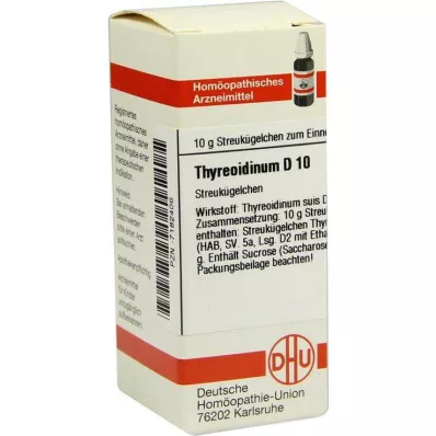 THYREOIDINUM D 10 kugler, 10 g
