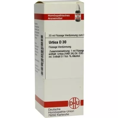 URTICA D 30 fortynding, 20 ml