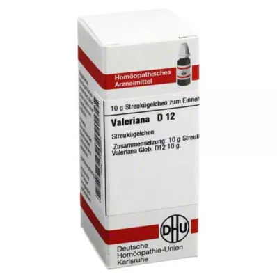 VALERIANA D 12 kugler, 10 g VALERIANA D 12 kugler, 10 g