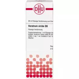 VERATRUM VIRIDE D 6 fortynding, 20 ml