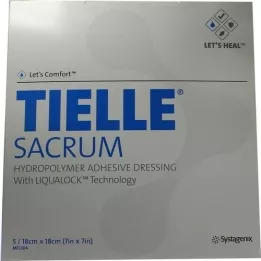 TIELLE Sacrum hydropolymer bandage, 5 stk