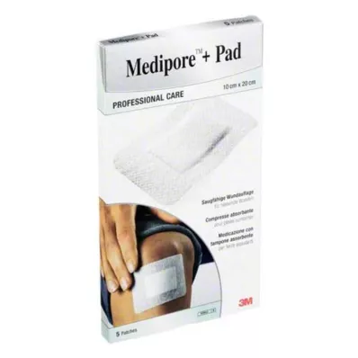 MEDIPORE+Pad 3M 10x20cm 3570NP plastre, 5 stk