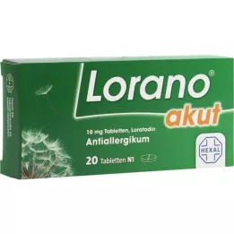 LORANO akutte tabletter, 20 stk