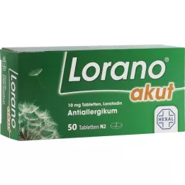 LORANO akutte tabletter, 50 stk