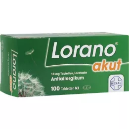 LORANO akutte tabletter, 100 stk