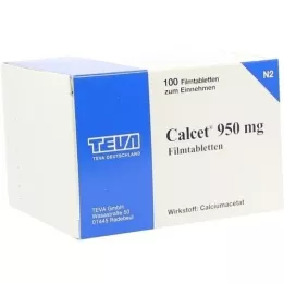 CALCET 950 mg filmovertrukne tabletter, 100 stk