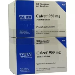CALCET 950 mg filmovertrukne tabletter, 200 stk