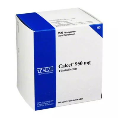 CALCET 950 mg filmovertrukne tabletter, 200 stk