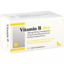 VITAMIN B DUO Filmovertrukne tabletter, 100 stk