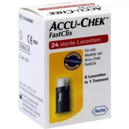 ACCU-CHEK FastClix-lancetter, 24 stk