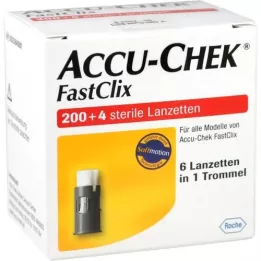 ACCU-CHEK FastClix-lancetter, 204 stk