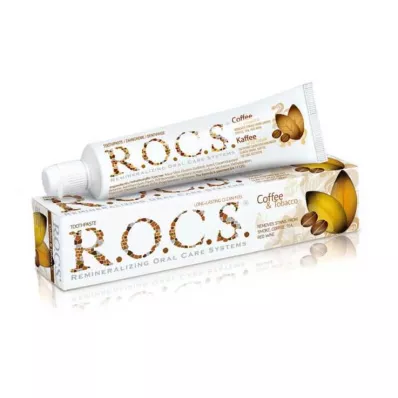 Rocs Voksen Kaffe + Tobak Tandpasta, 74 g