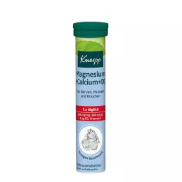KNEIPP Magnesium+Calcium-brusetabletter, 20 kapsler