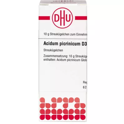 ACIDUM PICRINICUM D 30 kugler, 10 g