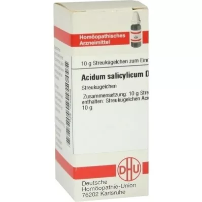 ACIDUM SALICYLICUM D 4 kugler, 10 g