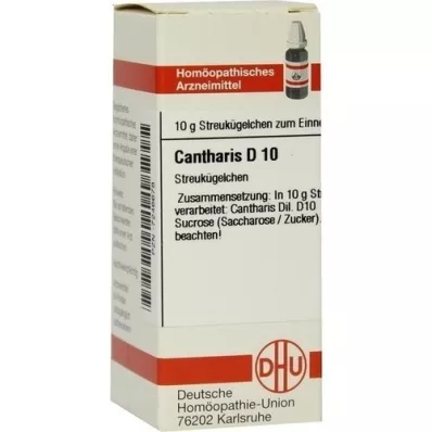 CANTHARIS D 10 kugler, 10 g