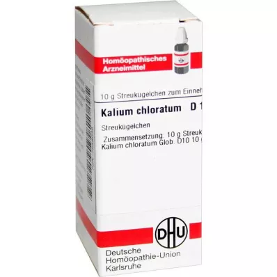 DHU Kaliumchloratum D 10 kugler, 10 g