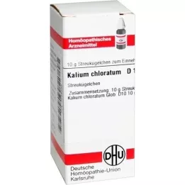 KALIUM CHLORATUM D 10 kugler, 10 g