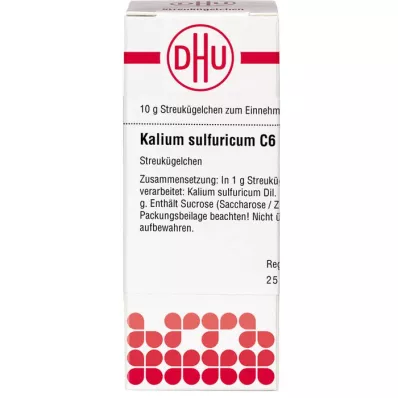 KALIUM SULFURICUM C 6 kugler, 10 g